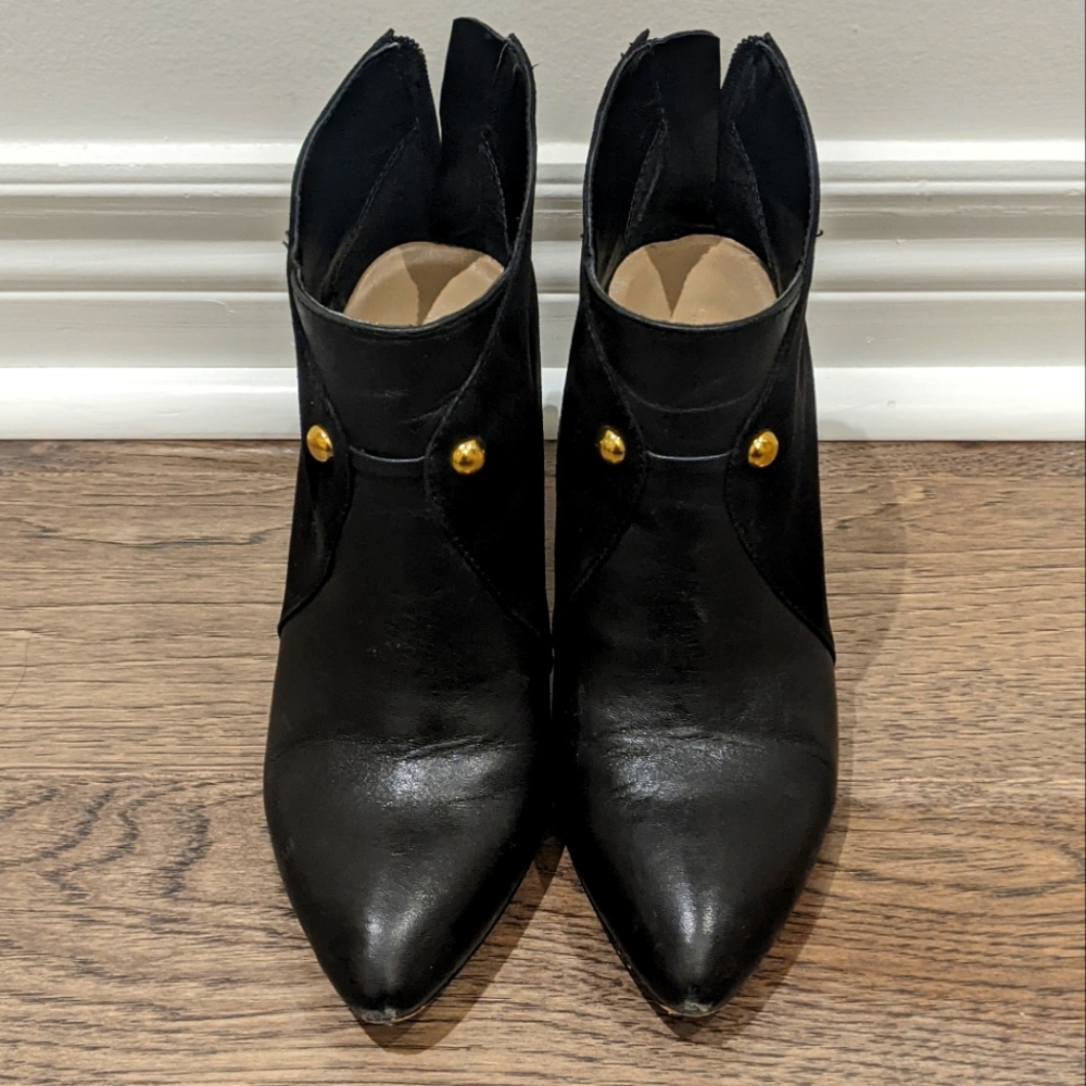 Saks Fifth Avenue Leather Ankle Booties